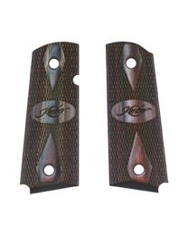 Ruby & Charcoal Laminate 1911 Grips